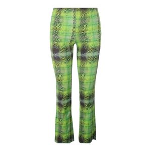 Retro plaid flare pant